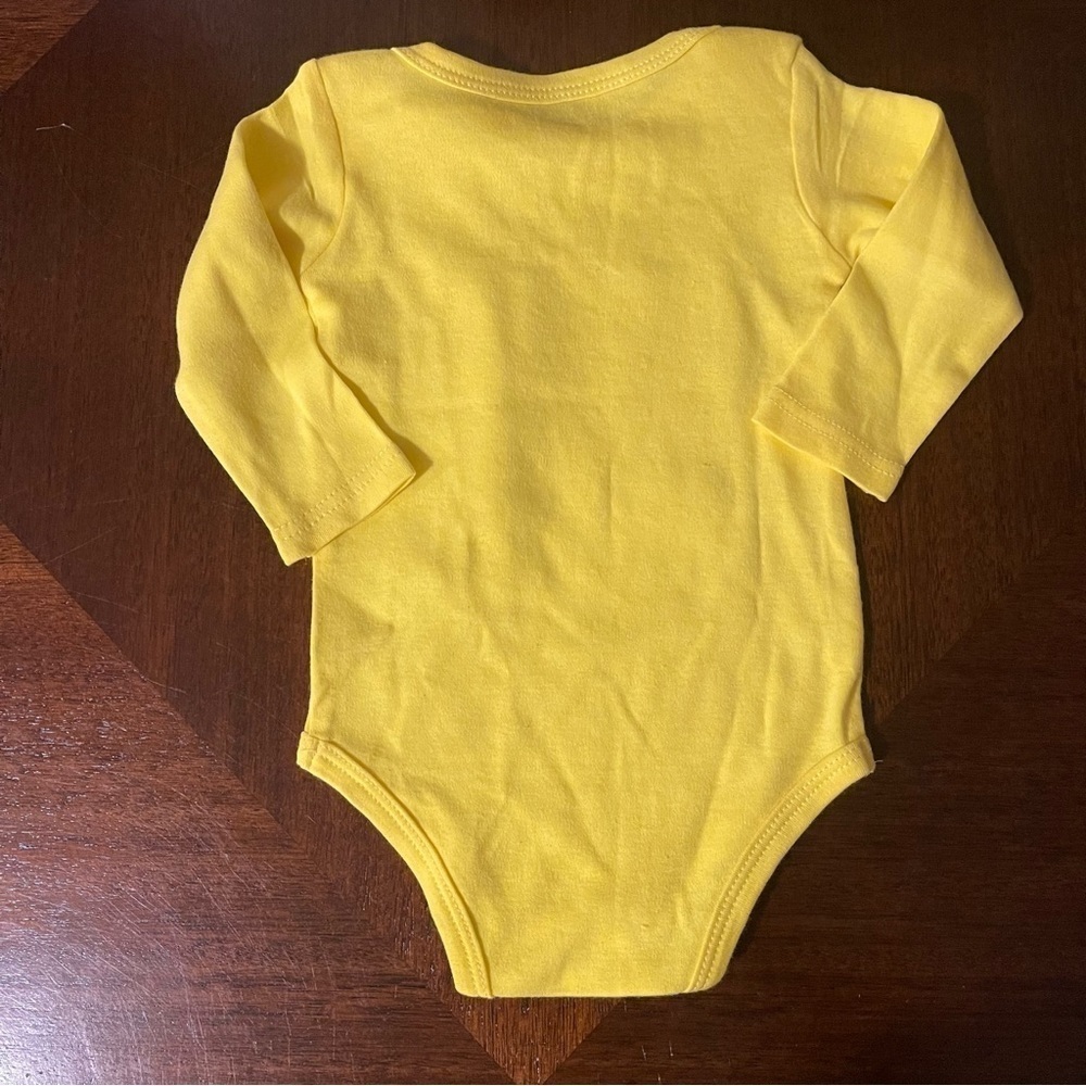 Yellow Mustard Long Sleeve Onsie - Picture 4 of 4